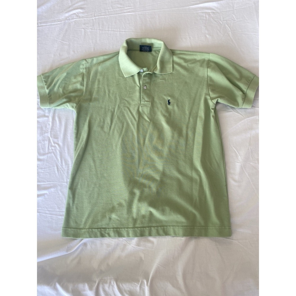 Vintage Polo Sport Ralph Lauren Polo Shirt Mens Large Green Short Sleeve